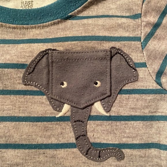 2pc Carter’s Just One You Appliqué Pajama Short Set - Picture 2 of 6